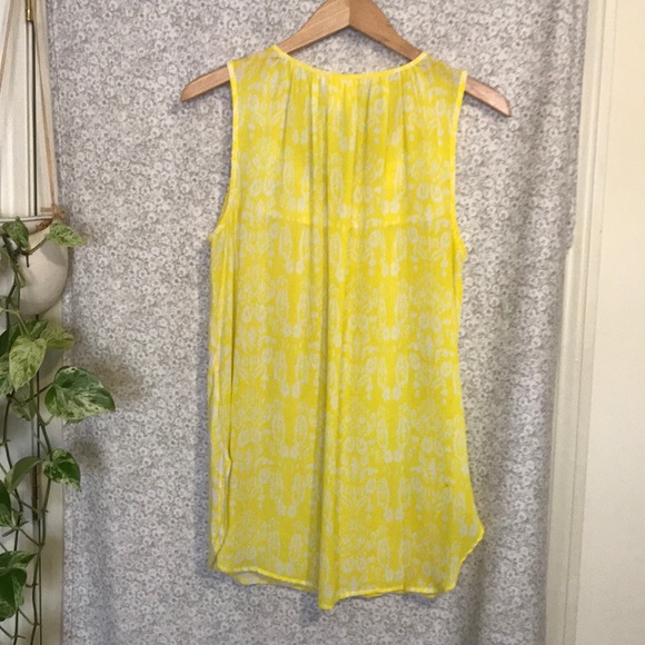 Anthro colorful yellow tank(long) - Picture 5 of 6